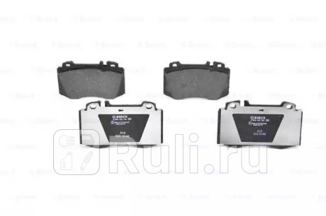 0 986 424 705 - Колодки тормозные дисковые передние (BOSCH) Mercedes W209 (2002-2010) для Mercedes W209 (2002-2010), BOSCH, 0 986 424 705