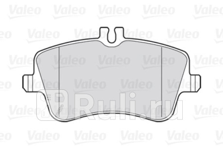 301448 - Колодки тормозные дисковые передние (VALEO) Mercedes W209 (2002-2010) для Mercedes W209 (2002-2010), VALEO, 301448