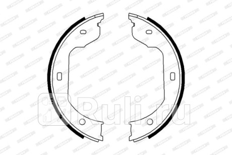 FSB668 - Колодки тормозные барабанные (комплект) (FERODO) Volkswagen Transporter T5 (2009-2015) для Volkswagen Transporter T5 (2009-2015), FERODO, FSB668