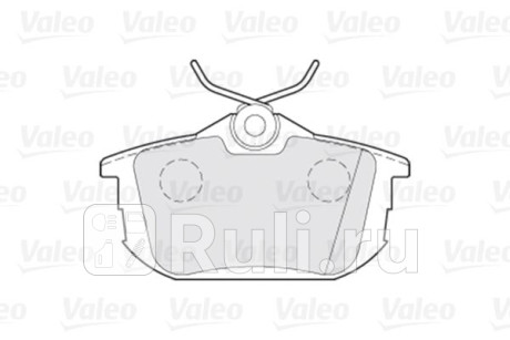 301319 - Колодки тормозные дисковые задние (VALEO) Volvo S40 (2004-2007) для Volvo S40 (2004-2007), VALEO, 301319