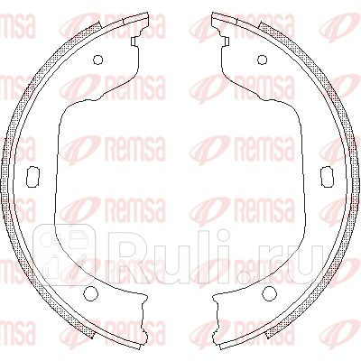 4740.00 - Колодки тормозные барабанные (комплект) (REMSA) Volkswagen Transporter T5 (2009-2015) для Volkswagen Transporter T5 (2009-2015), REMSA, 4740.00